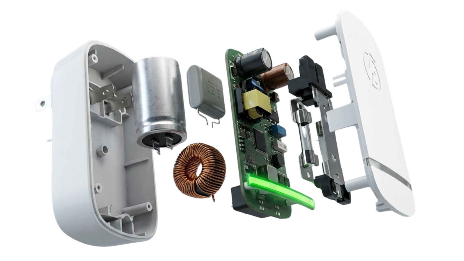 EcoWatt Material and Build Quality Exploded View